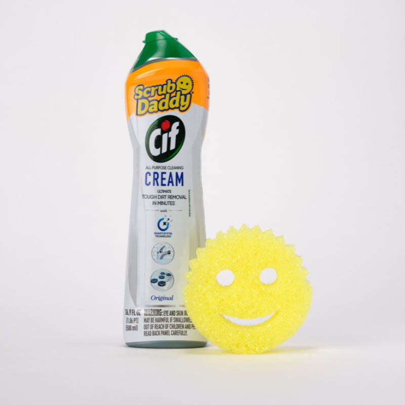 Cif/Scrub Daddy Sponge and Cleaning Cleanser Bundle (EBD0)