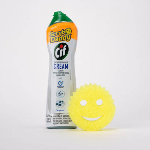 Cif/Scrub Daddy Sponge and Cleaning Cleanser Bundle (EBD0)
