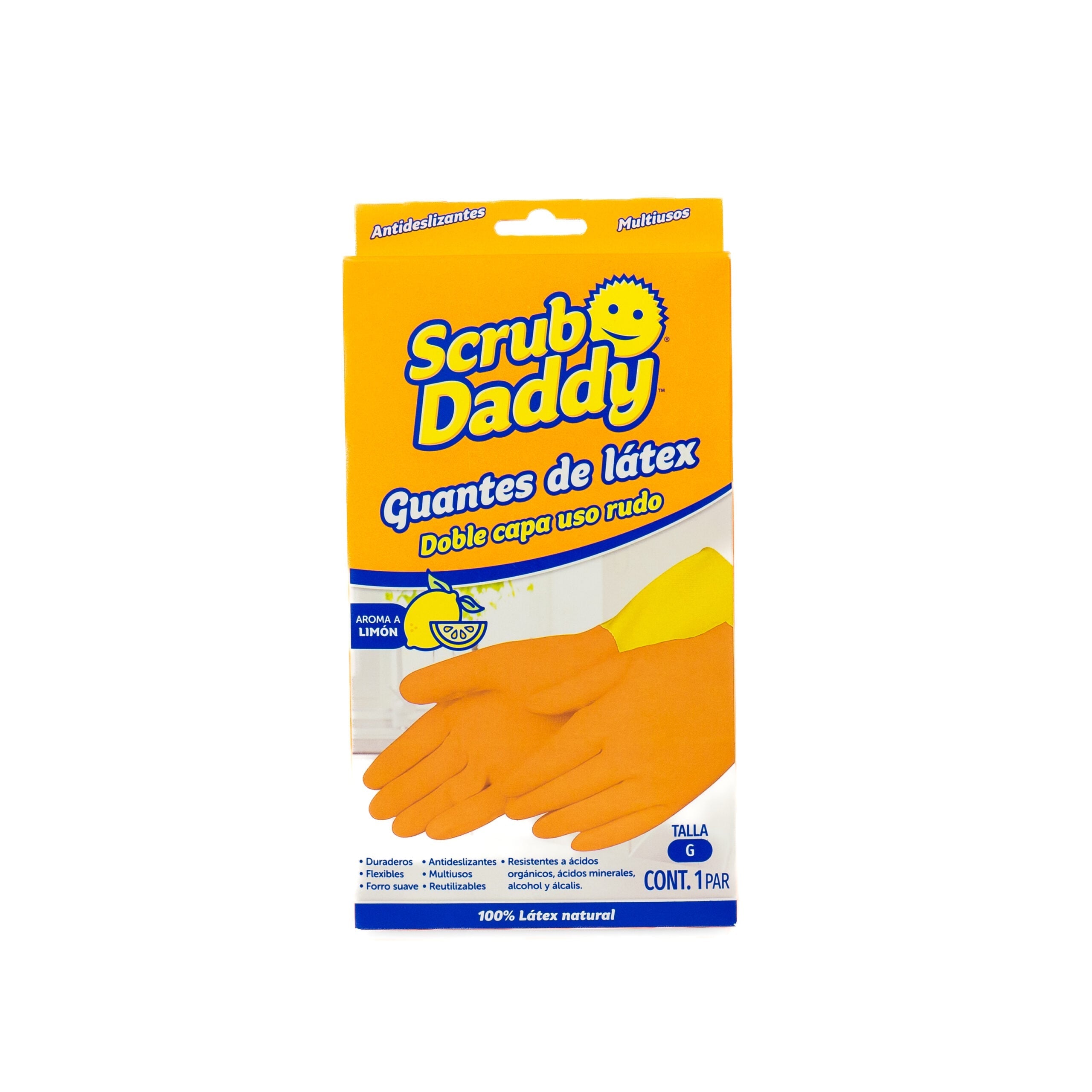 Scrub Daddy Lemon Scented Latex Gloves (5FPZ)