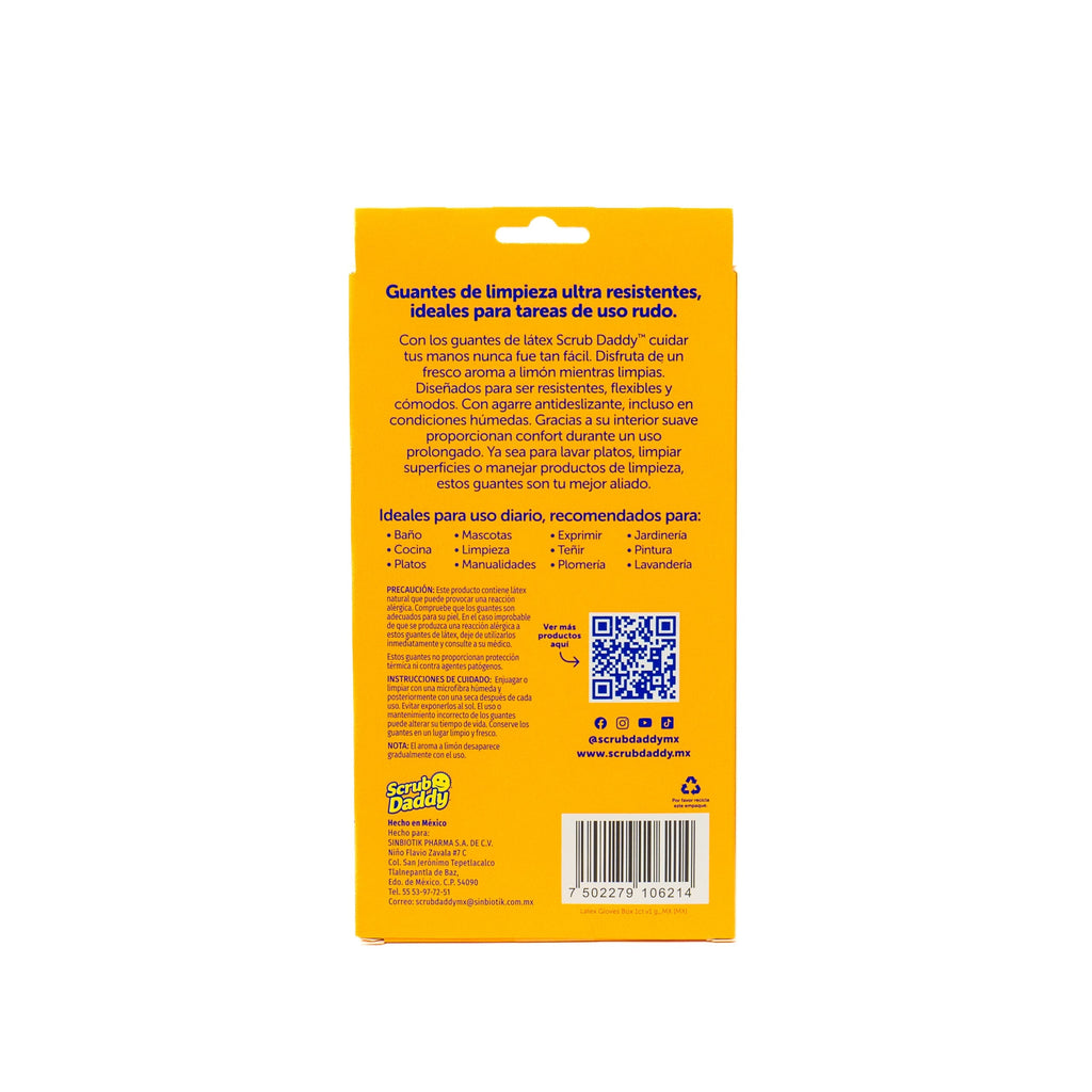 Scrub Daddy Lemon Scented Latex Gloves (5FPZ)
