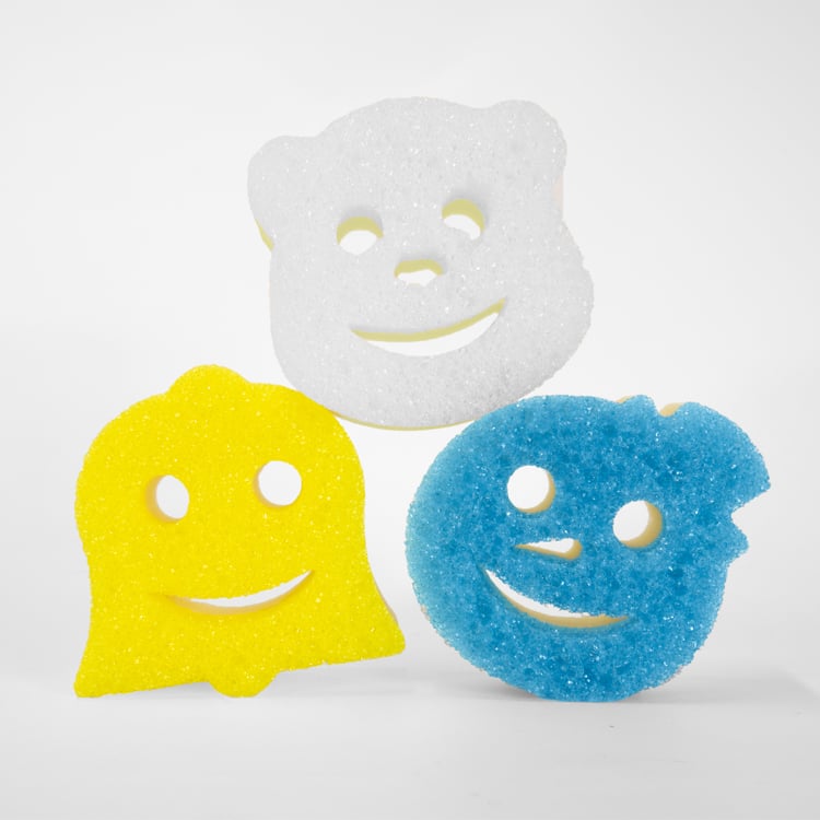 Scrub Mommy Winter Shapes Dual-Sided Scrubber and Sponge (KKM7)