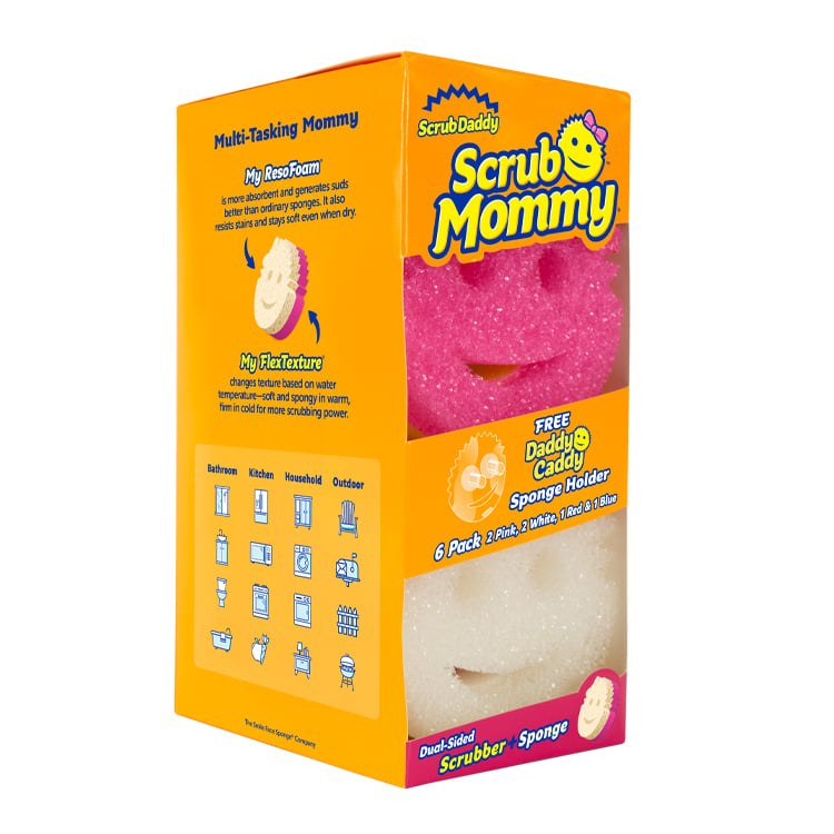 Scrub Mommy 6 Count with Free Daddy Caddy (SV8Y)