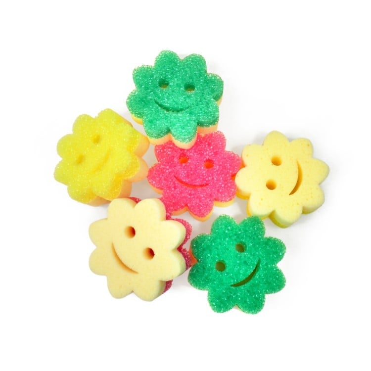 Scrub Mommy Power Flower Sponge 1ct (HU48)