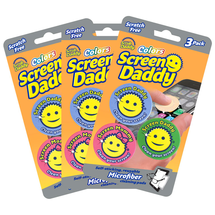 Scrub Daddy Screen Daddy 3 Count Bundle (3 packages of 3 Screen Daddys) (8PXT)